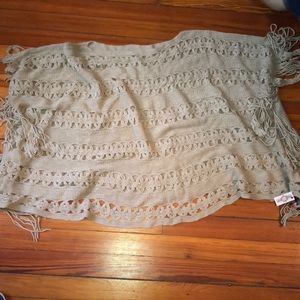 Poncho never worn